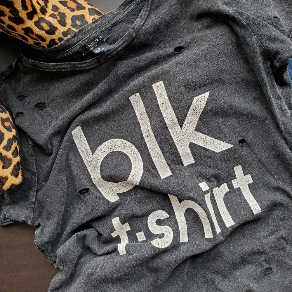 Distressed Casual Tee